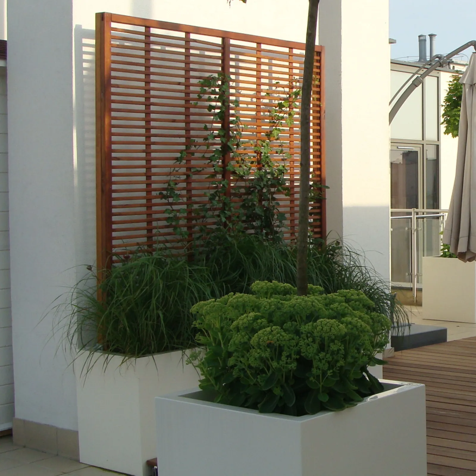 Oslo Gitter im modernen Garten mit minimalistischem Stil